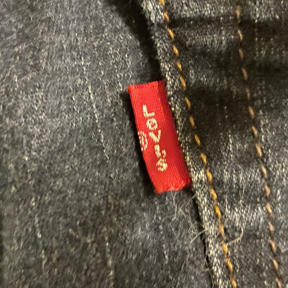 Levi’s •Y2K  Dark Wash Stretch Bootcut Jeans • 10 Long - Picture 4 of 11